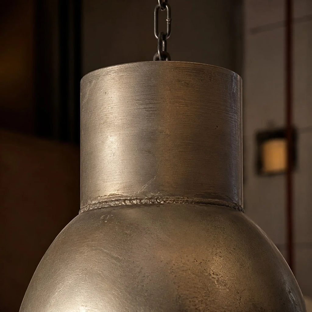 Vintage Rust Finish Industrial Pendant Light | Esilora