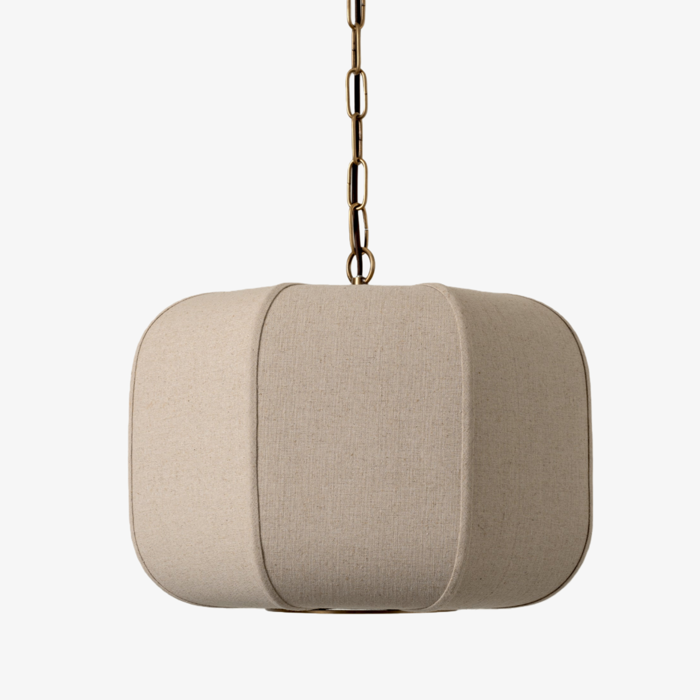 Loomis Tall Pendant with Textured Linen Shade – Industrial to Modern Pendant for Dining Room and Kitchen Island | Esilora