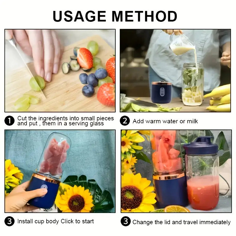 Mini-blender portabil pentru smoothie-uri - Esilora