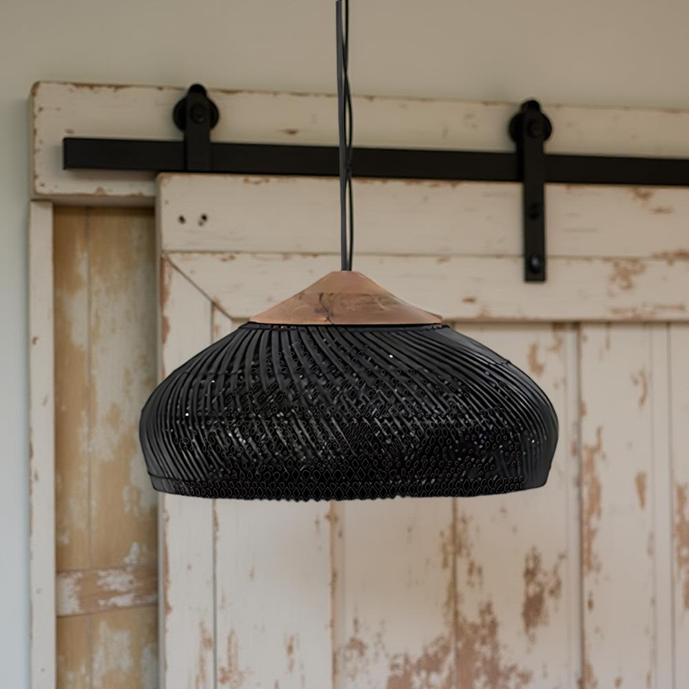 Retro Bohemian Rattan Pendant Light | Esilora