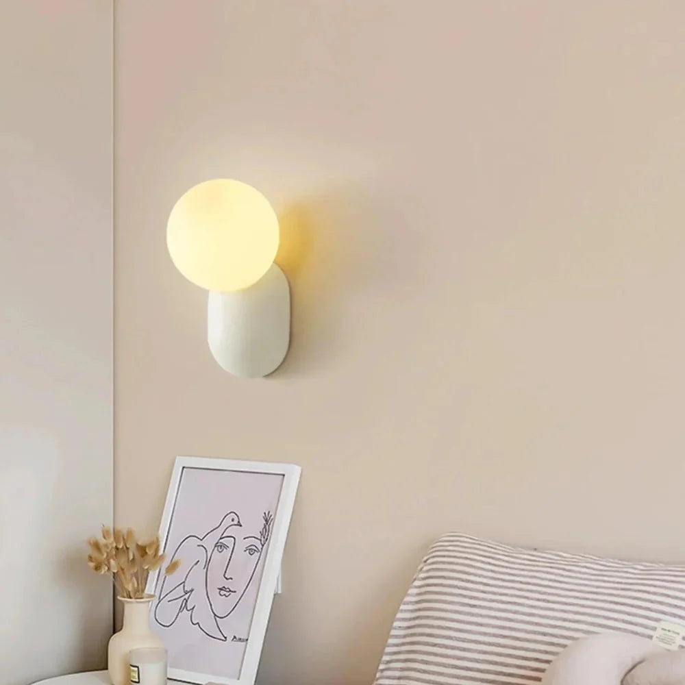 Luma Nordic Glass Orb Wall Light | Esilora