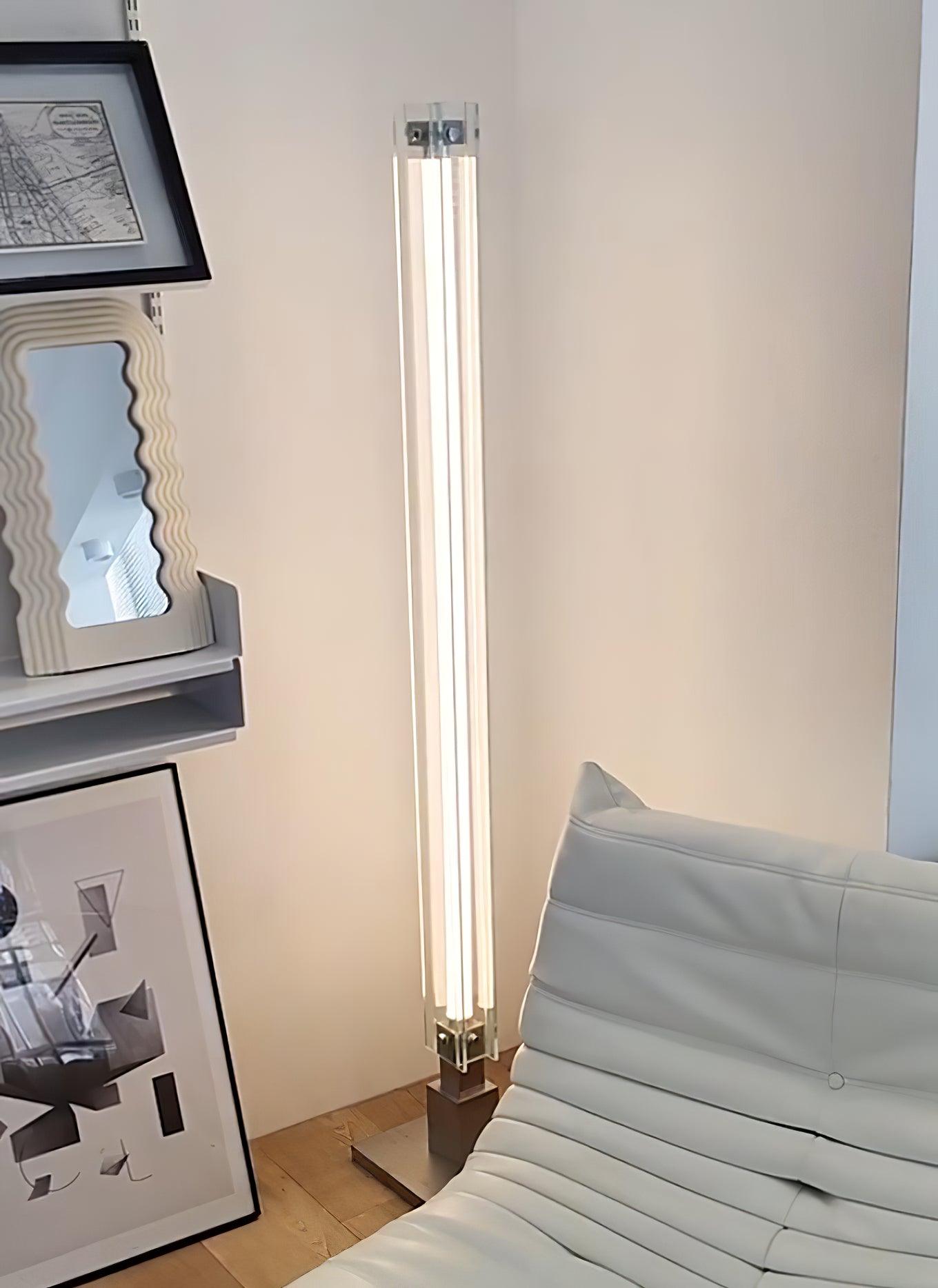 Industrial Style Minimalist Glass Floor Lamp M29 | Esilora