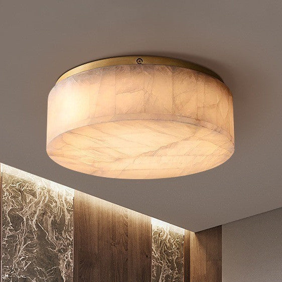 Rivage Alabaster Minimalist Ceiling Light | Esilora
