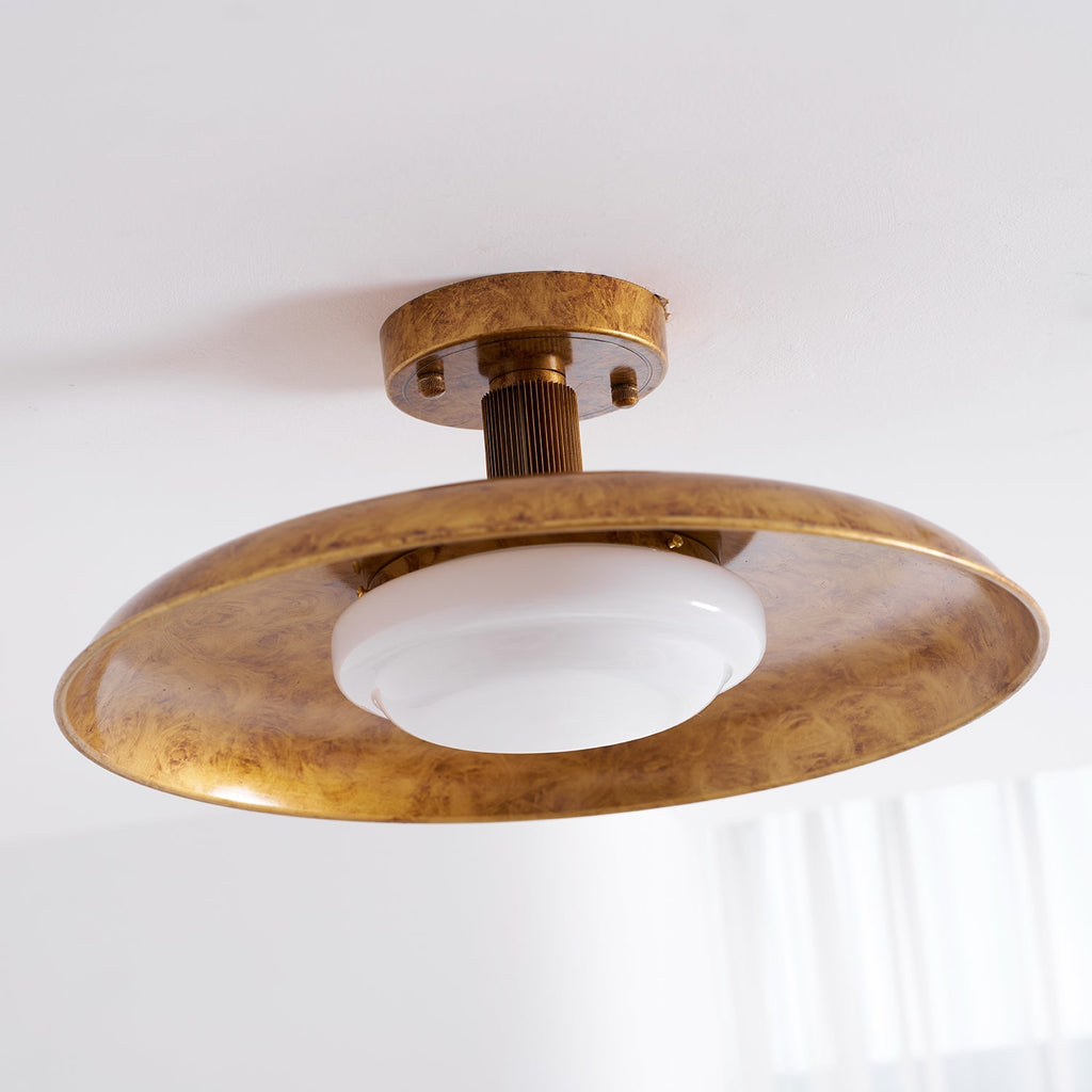 Pot-Lid Style Flat-Panel Ceiling Light | Esilora
