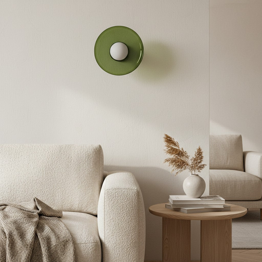 Verdoma Morandic Disc Orb Wall and Ceiling Lamp for Modern Interiors | Esilora