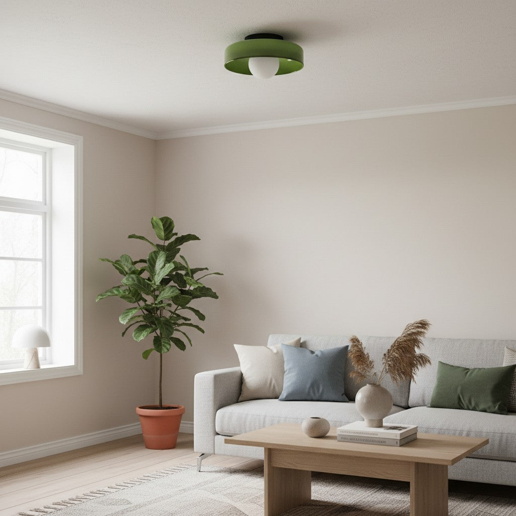 Verdoma Morandic Disc Orb Wall and Ceiling Lamp for Modern Interiors | Esilora