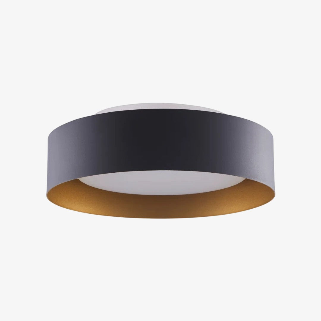 Velcora Contemporary Metal Flush Mount Ceiling Light – Elegant Drum Ceiling Fixture for Bedroom | Esilora