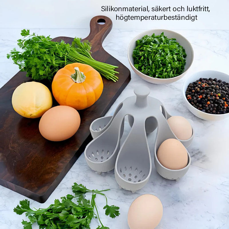Silicone Egg Cooker for Perfectly Boiled Eggs – Stress-Free Cooking - Esilora