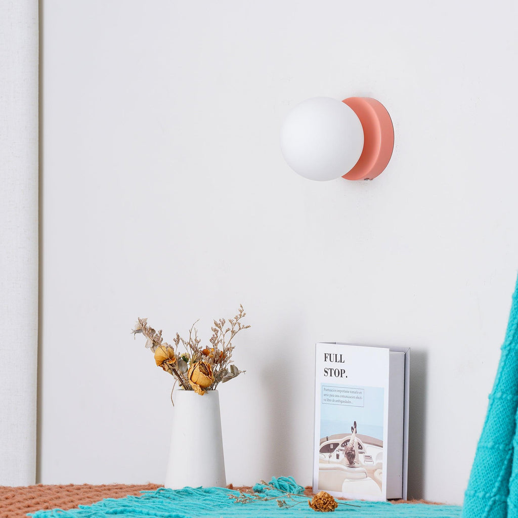 Rivolence Minimalist Fluid Modern Round Wall Sconce – Modern Indoor Accent Lighting for Bedroom or Study | Esilora