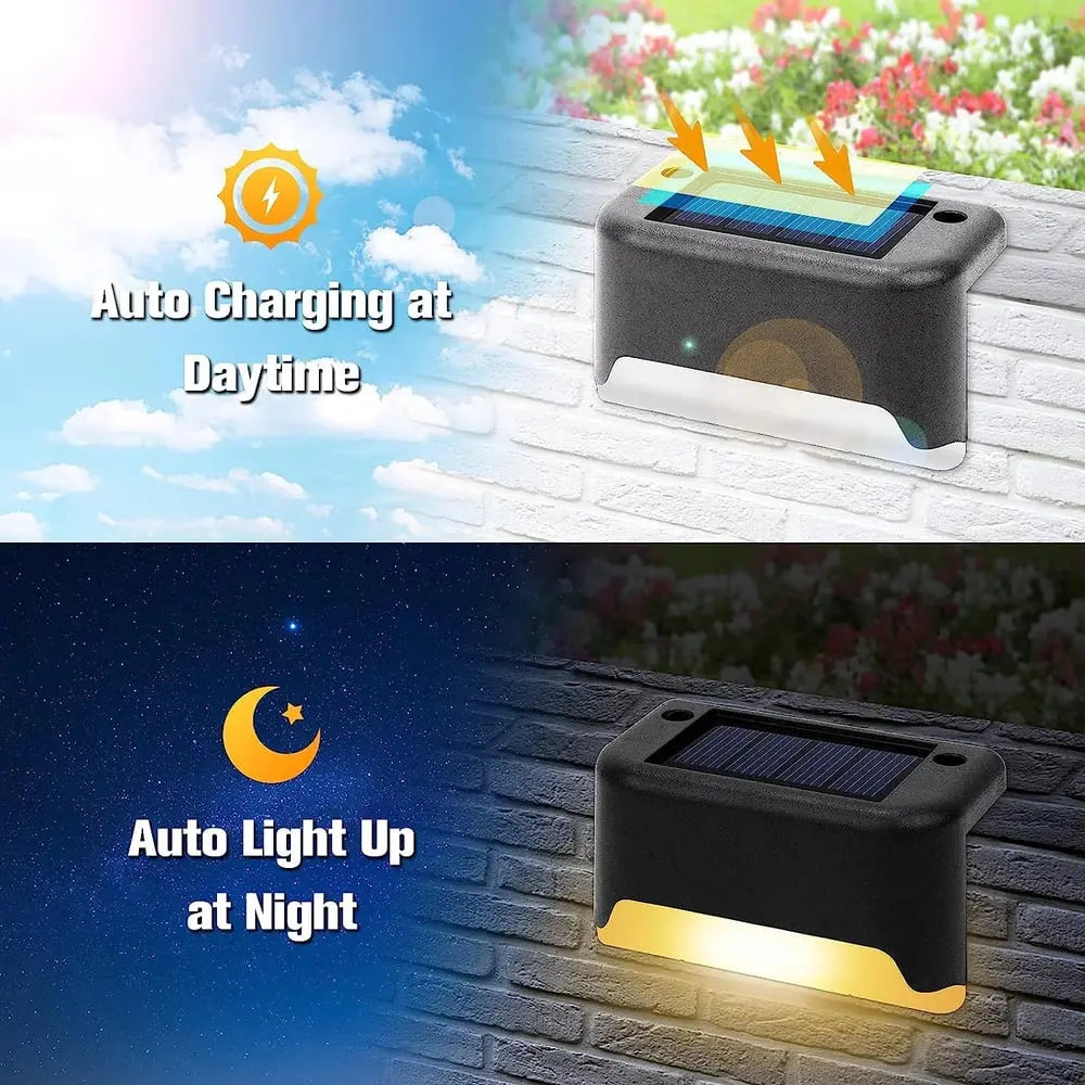 Solar Stair Lights – Automatic Exterior Illumination - Esilora