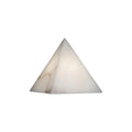 Alabaster Pyramid Table Lamp | Esilora