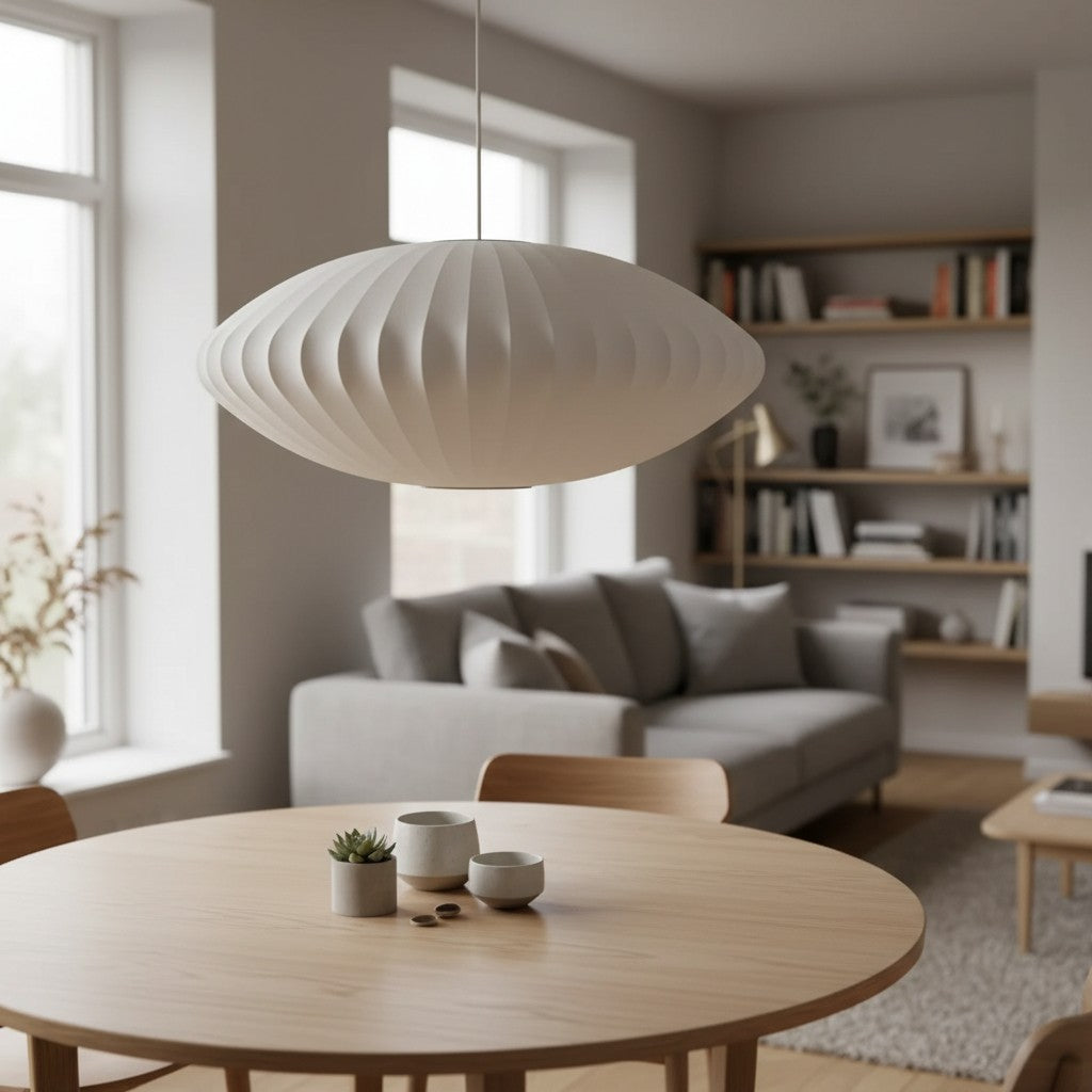 Plevara Modern Minimalist Bubble Pendant Lamp – Sleek Design for the Living Room | Esilora