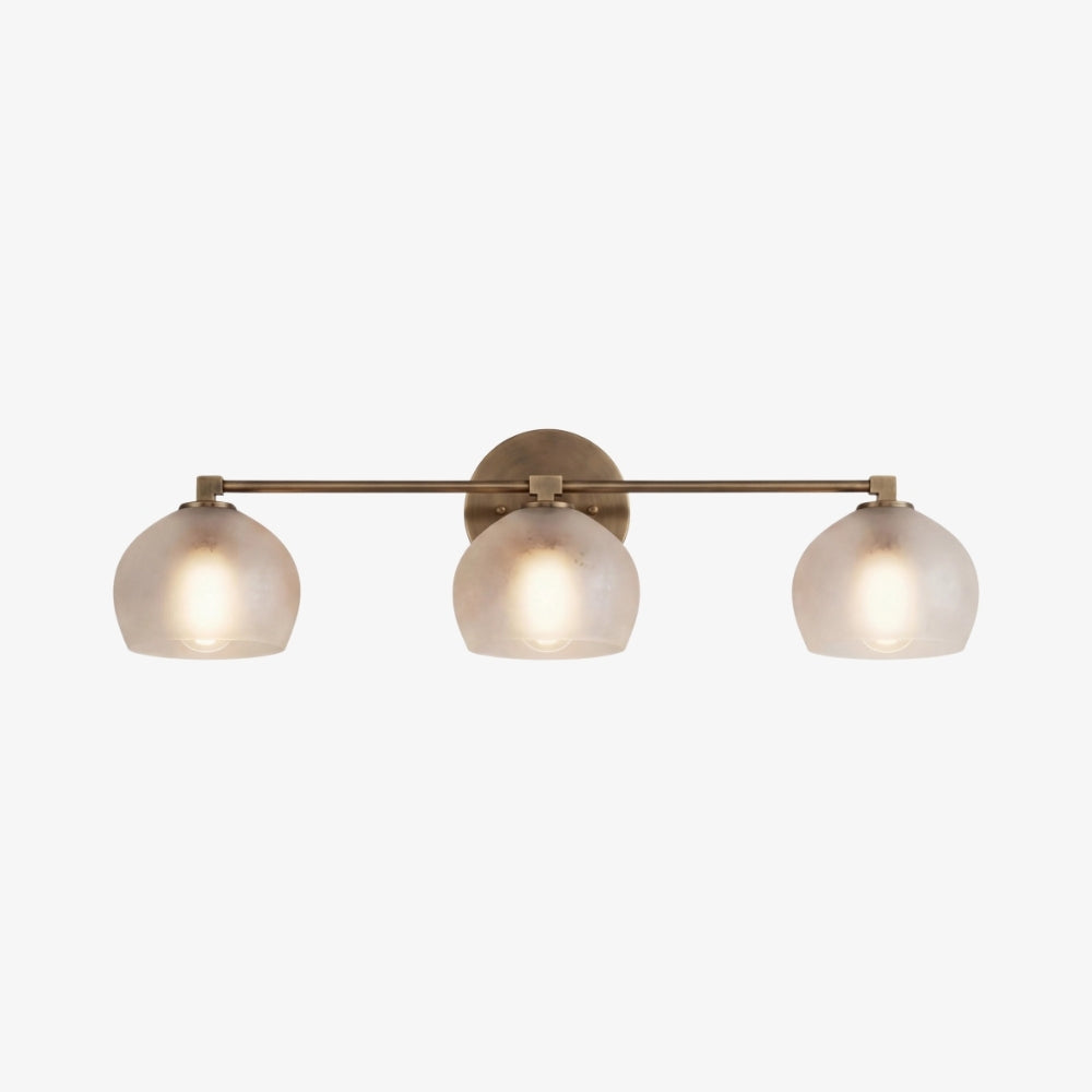 Javina globus-vegglampe – minimalistisk lampe i metall og glass med klokkeform for belysning i stue og soverom | Esilora