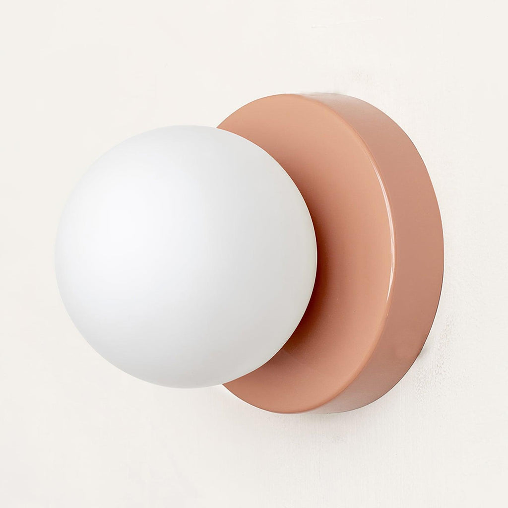 Rivolence Minimalist Fluid Modern Round Wall Sconce – Modern Indoor Accent Lighting for Bedroom or Study | Esilora