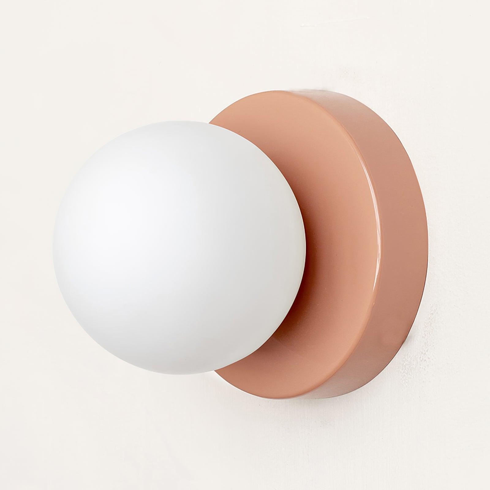 Rivolence Minimalist Fluid Modern Round Wall Sconce – Modern Indoor Accent Lighting for Bedroom or Study | Esilora