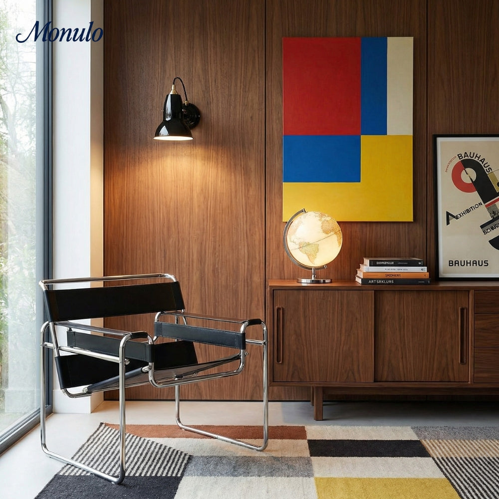 Modryx Retro Metal Wall Sconce - Adjustable Arm for Bedside Reading and Accent Lighting | Esilora