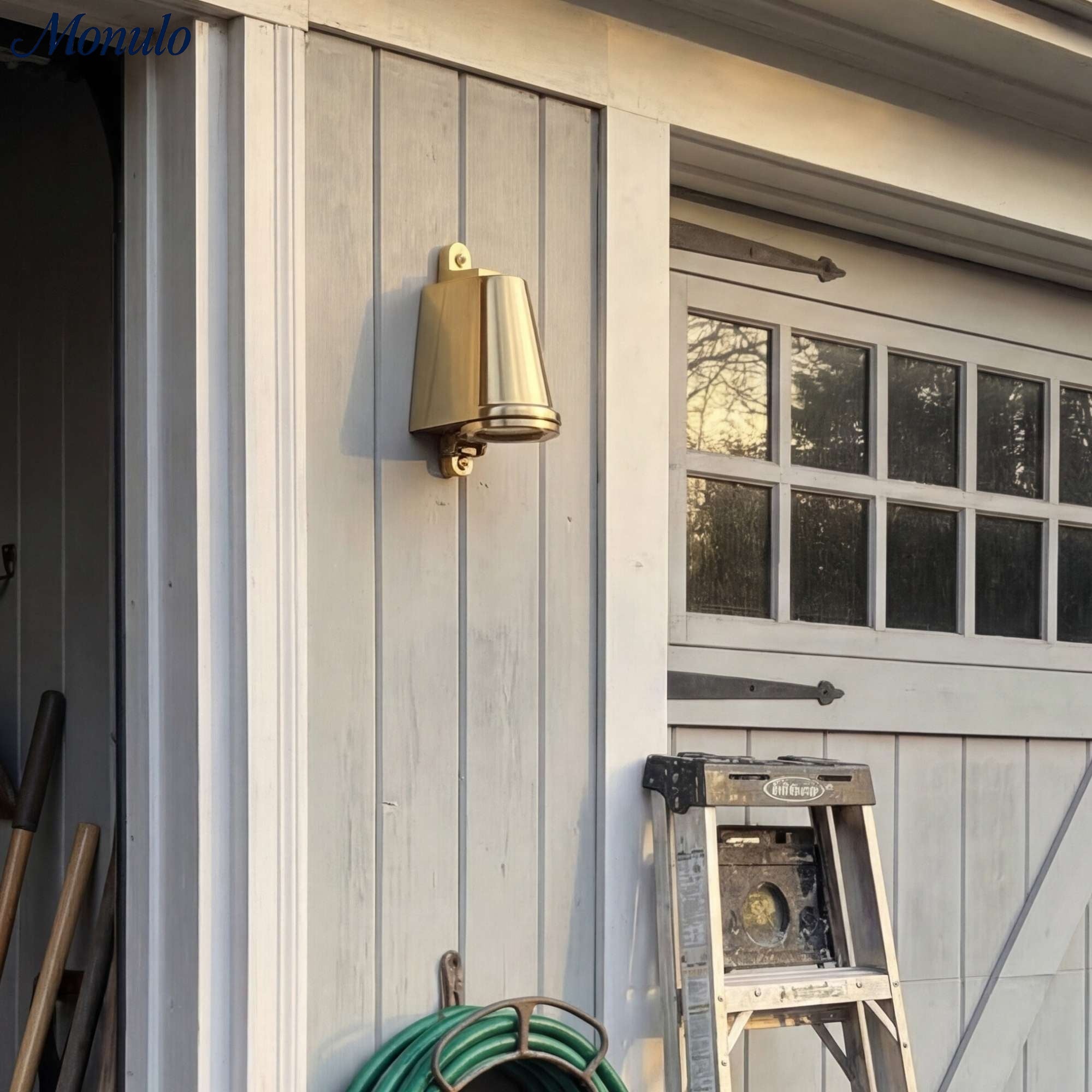Industrial Outdoor Wall Light – Waterproof Sconce with Bluebell Shape | Esilora