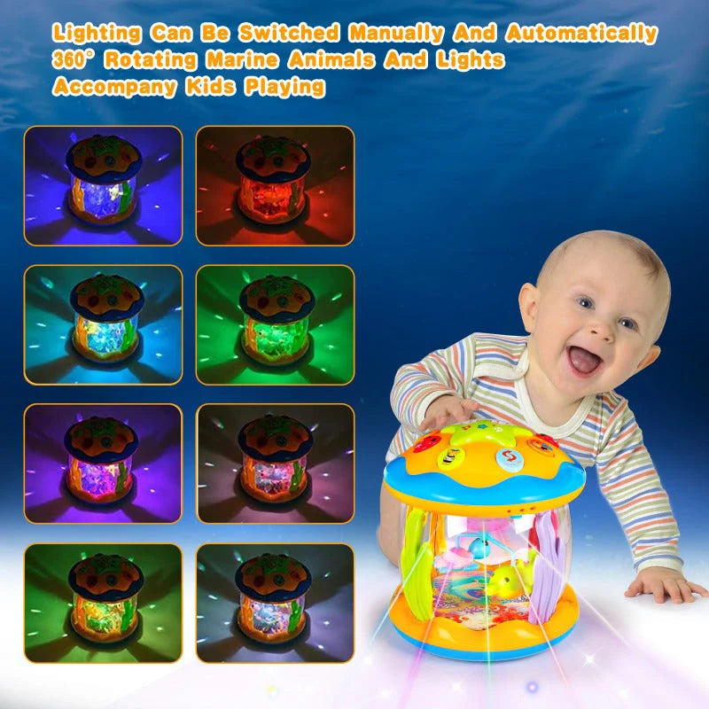 Spinning Infant Night Light Projector with Music - Esilora