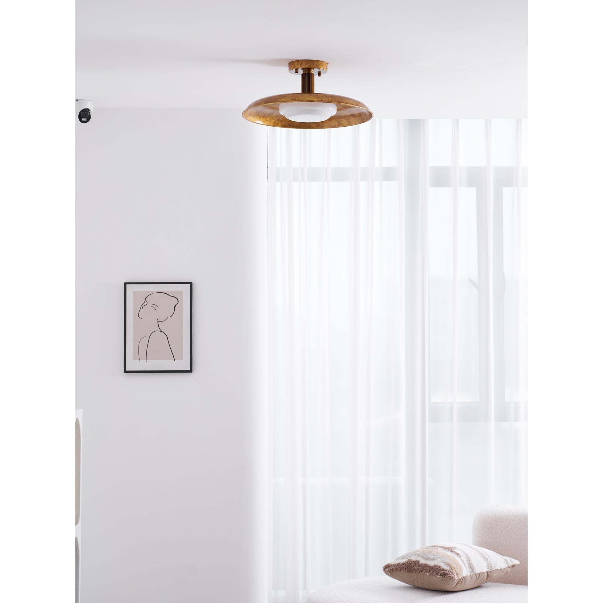 Pot-Lid Style Flat-Panel Ceiling Light | Esilora