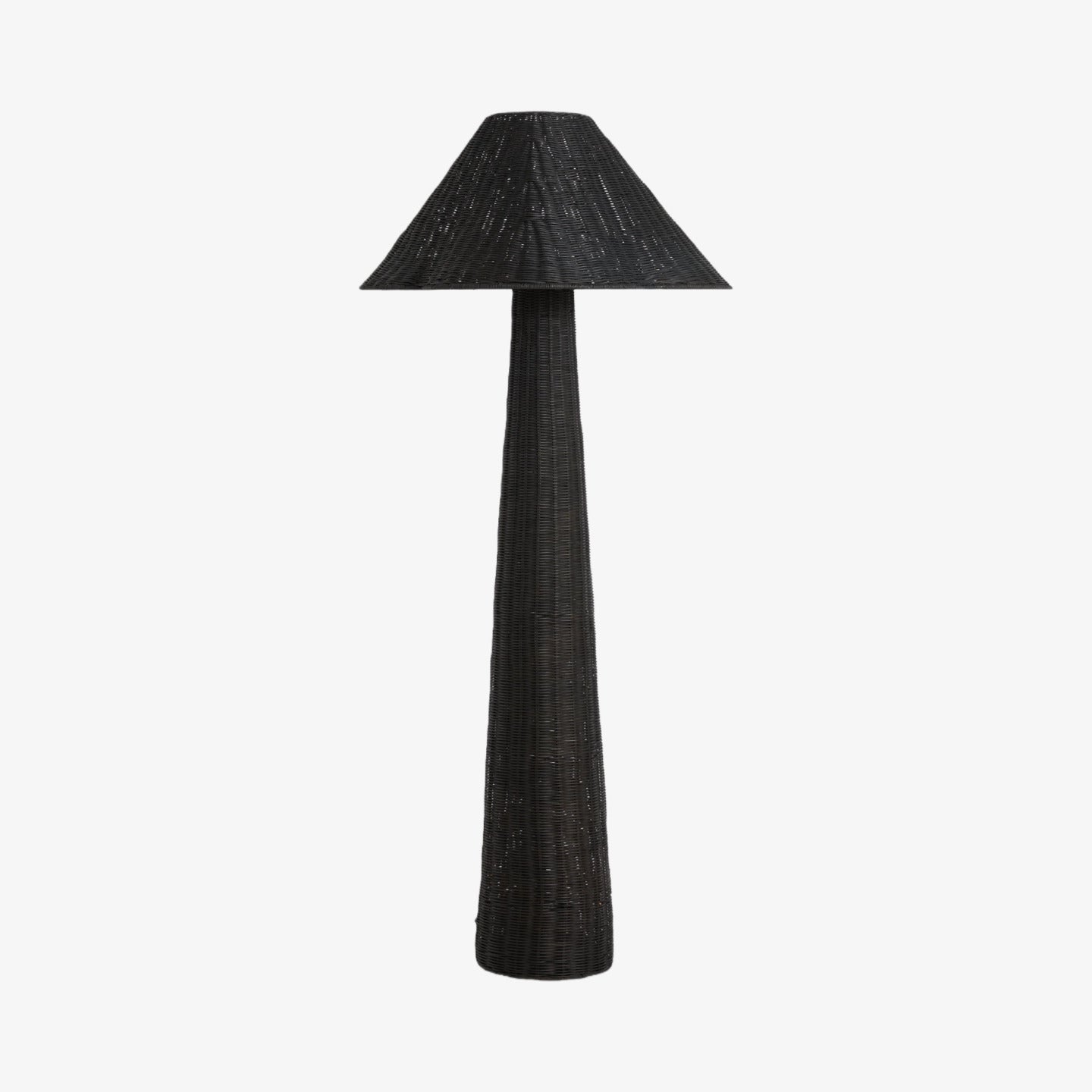Wickara Geflochtene Stehlampe – Skulpturales Rattan-Design im natürlichen Rattan-Stil, geeignet für Wohnzimmer & Schlafzimmer | Esilora