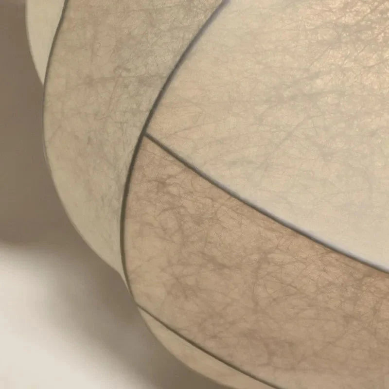 Wabi Sabi Silk Ball Japandi Pendant Light | Esilora