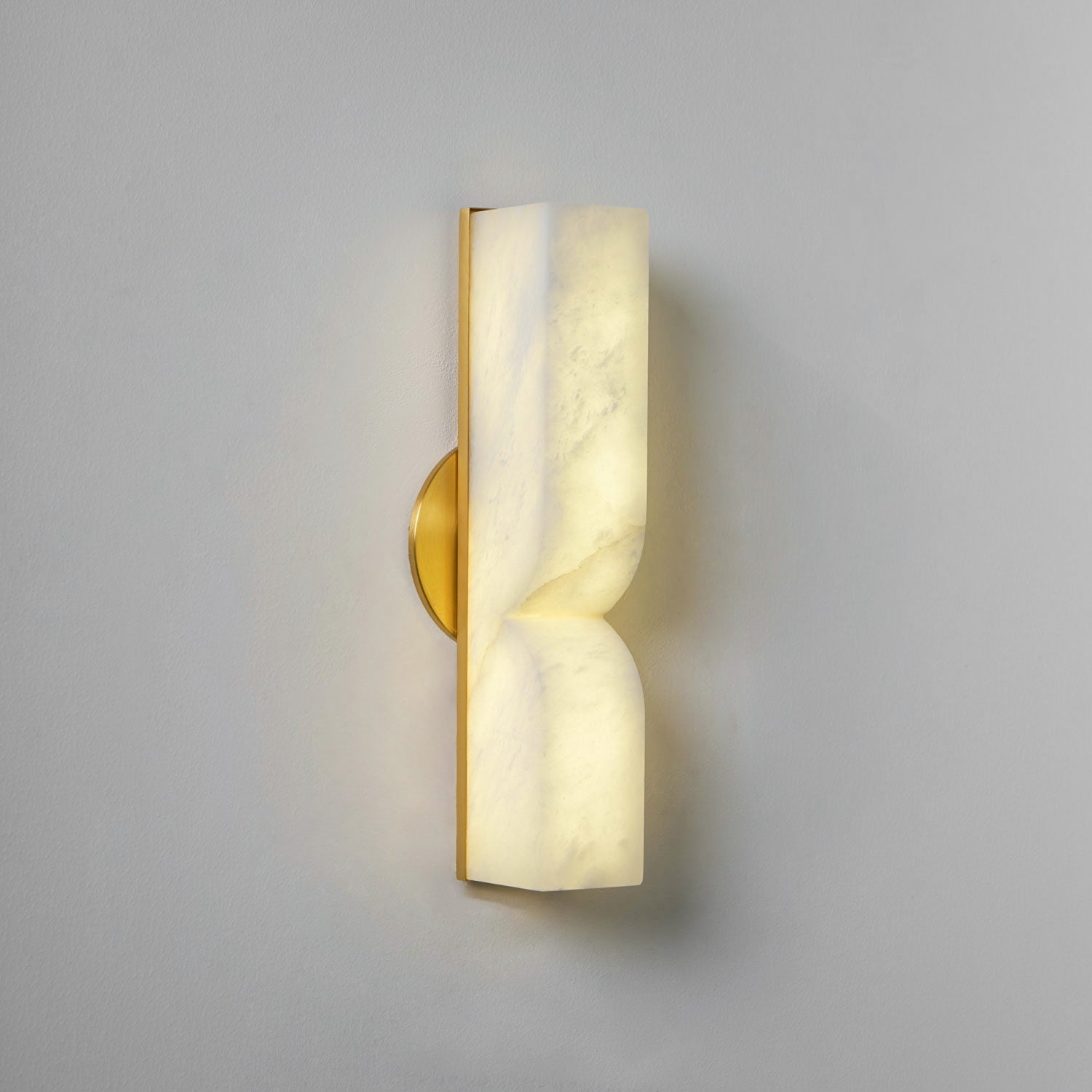 Moderne rechteckige Alabaster-Wandleuchte – Minimalistische Leuchte für Schlafzimmer Flur Wohnzimmer | Esilora