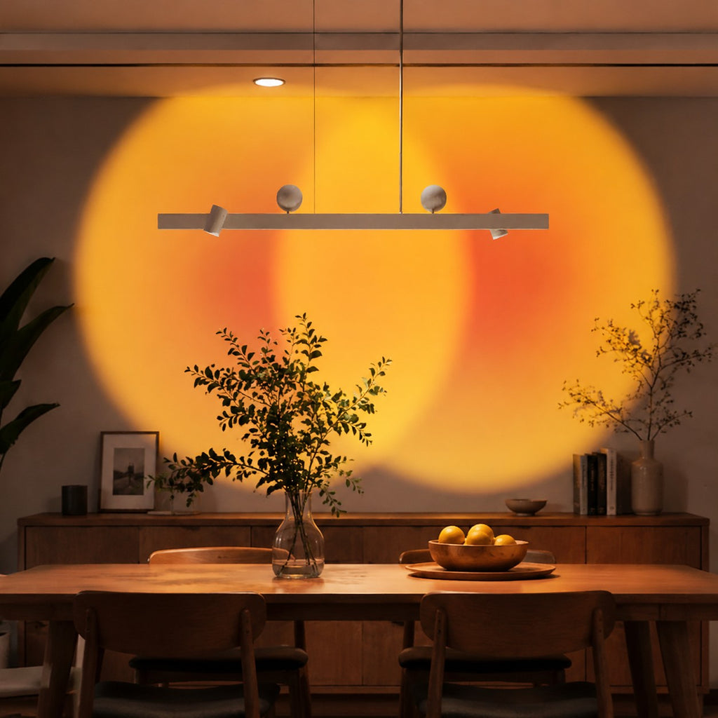 Linear Wall-Wash Dining Pendant Light | Esilora