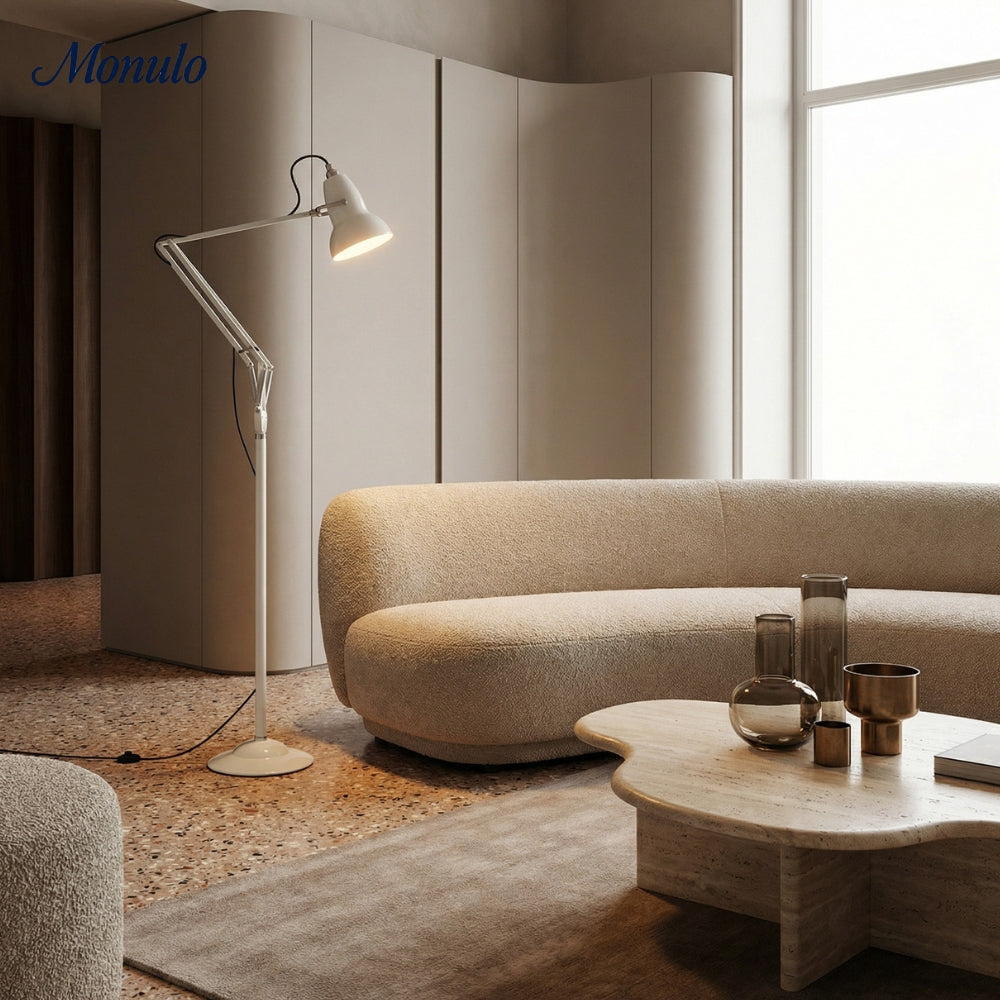 Modryx Modern Functional Design ‑ Industrial Adjustable Floor Standing Lamp for Home Interiors | Esilora