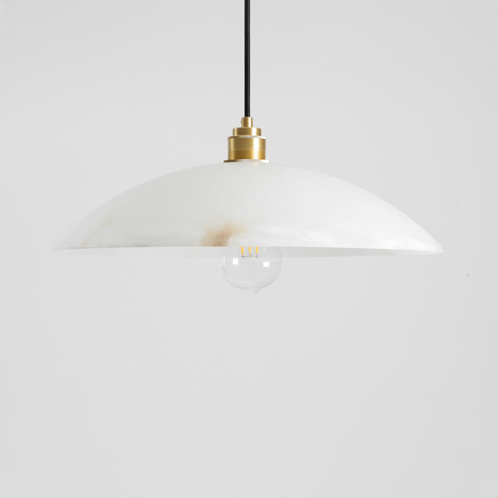 Alabaster Dome Pendant Light | Esilora