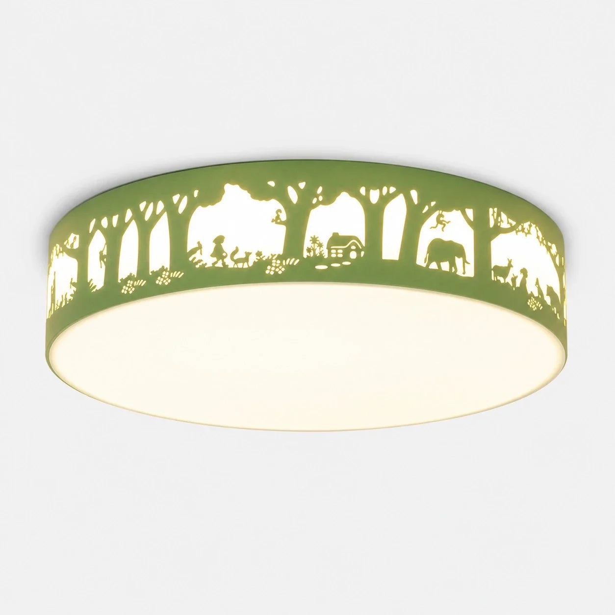 Lampada da soffitto LED a spettro completo con silhouette cava | Esilora