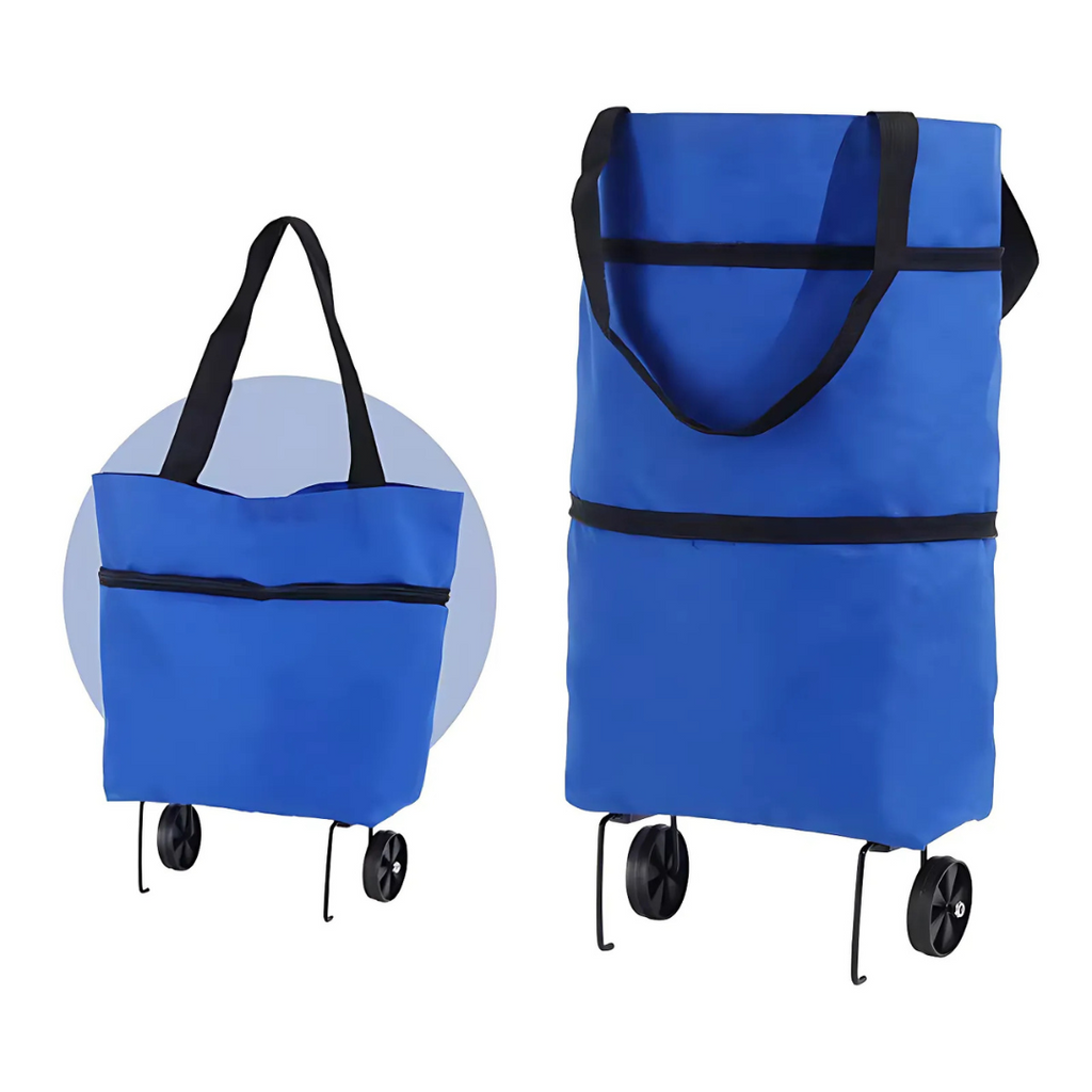 Shopping Cart | Collapsible Rolling Bag | Lightweight Carrier | Icone - Esilora