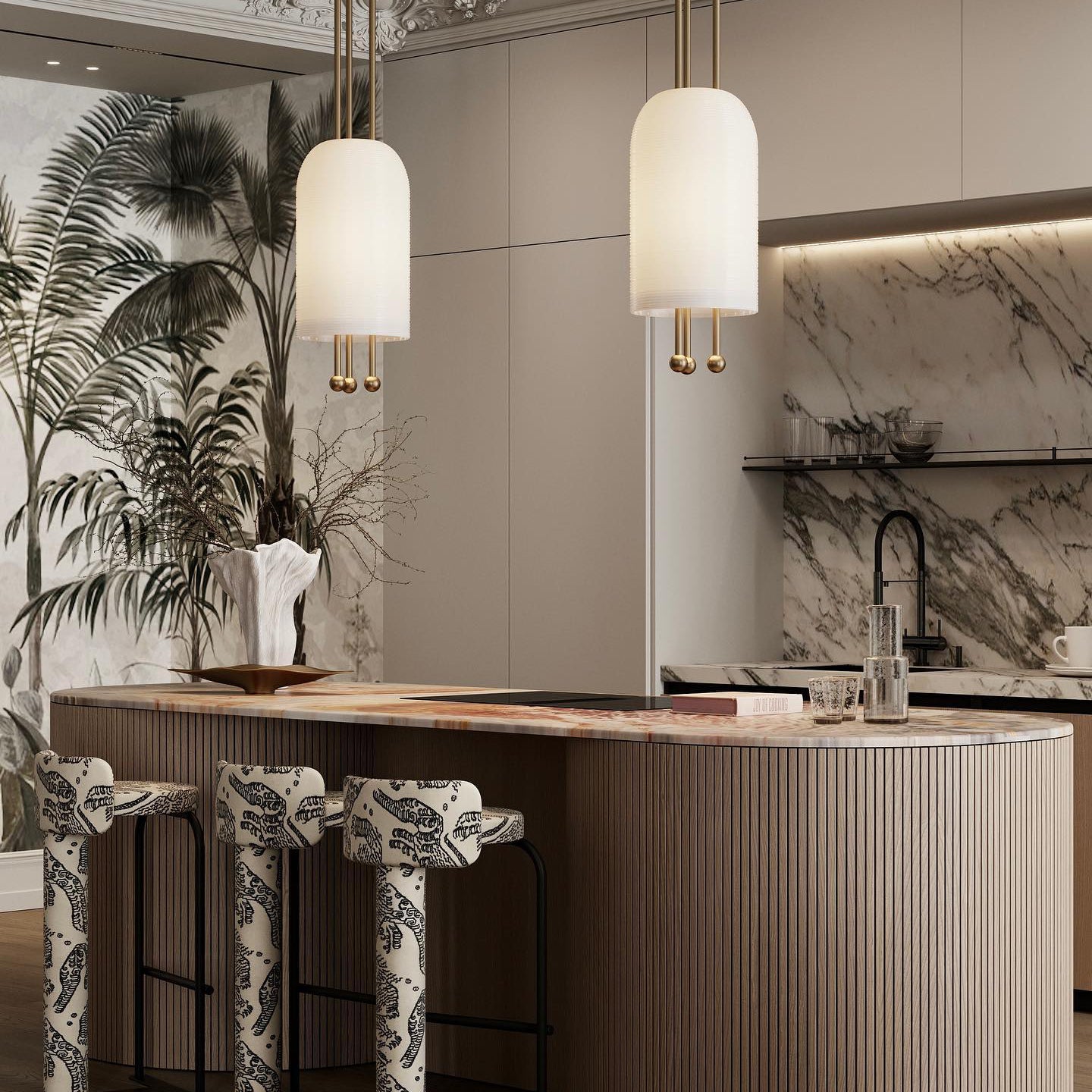 Lantern Glass Pendant Lamp | Esilora