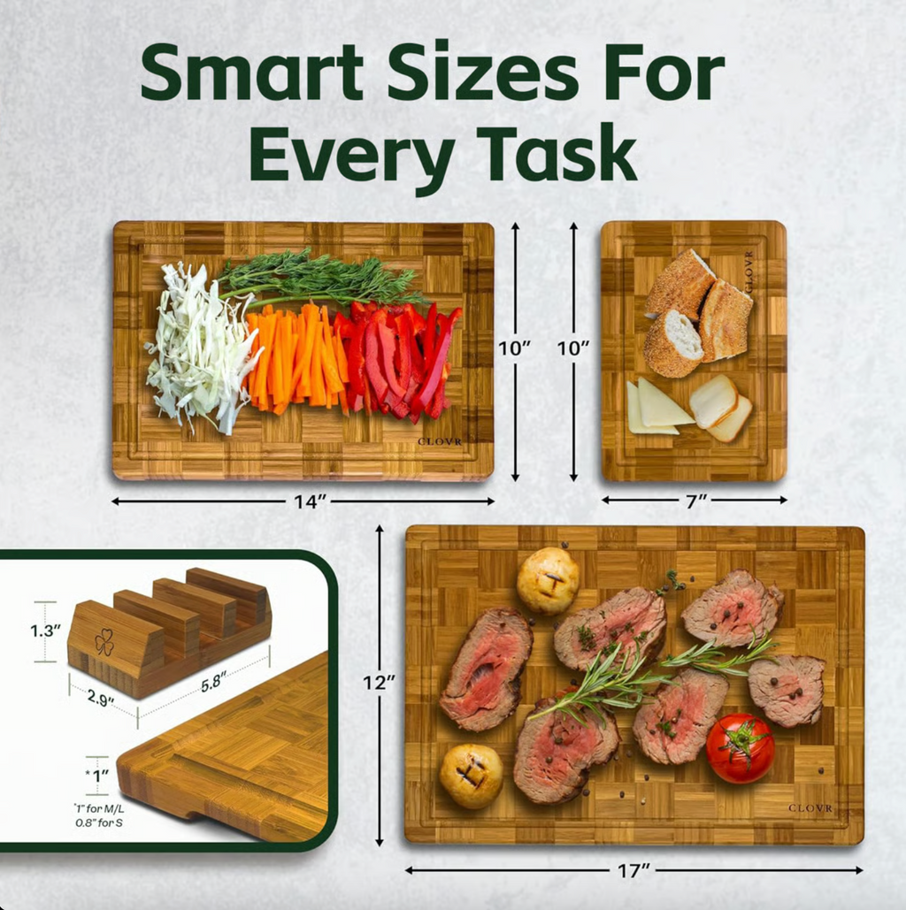PureBlade Trio - Cut Safely and Plastic-Free for a Better Cooking Experience - Esilora