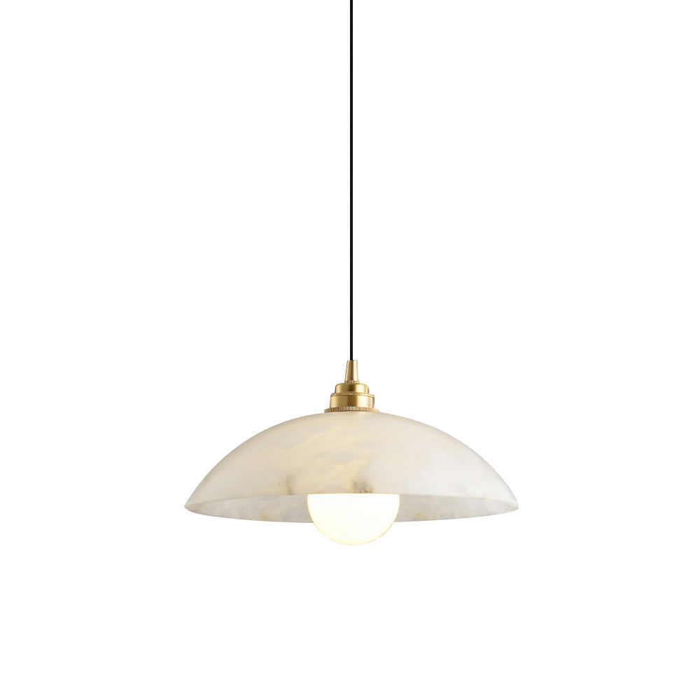 Alabaster Dome Pendant Light | Esilora