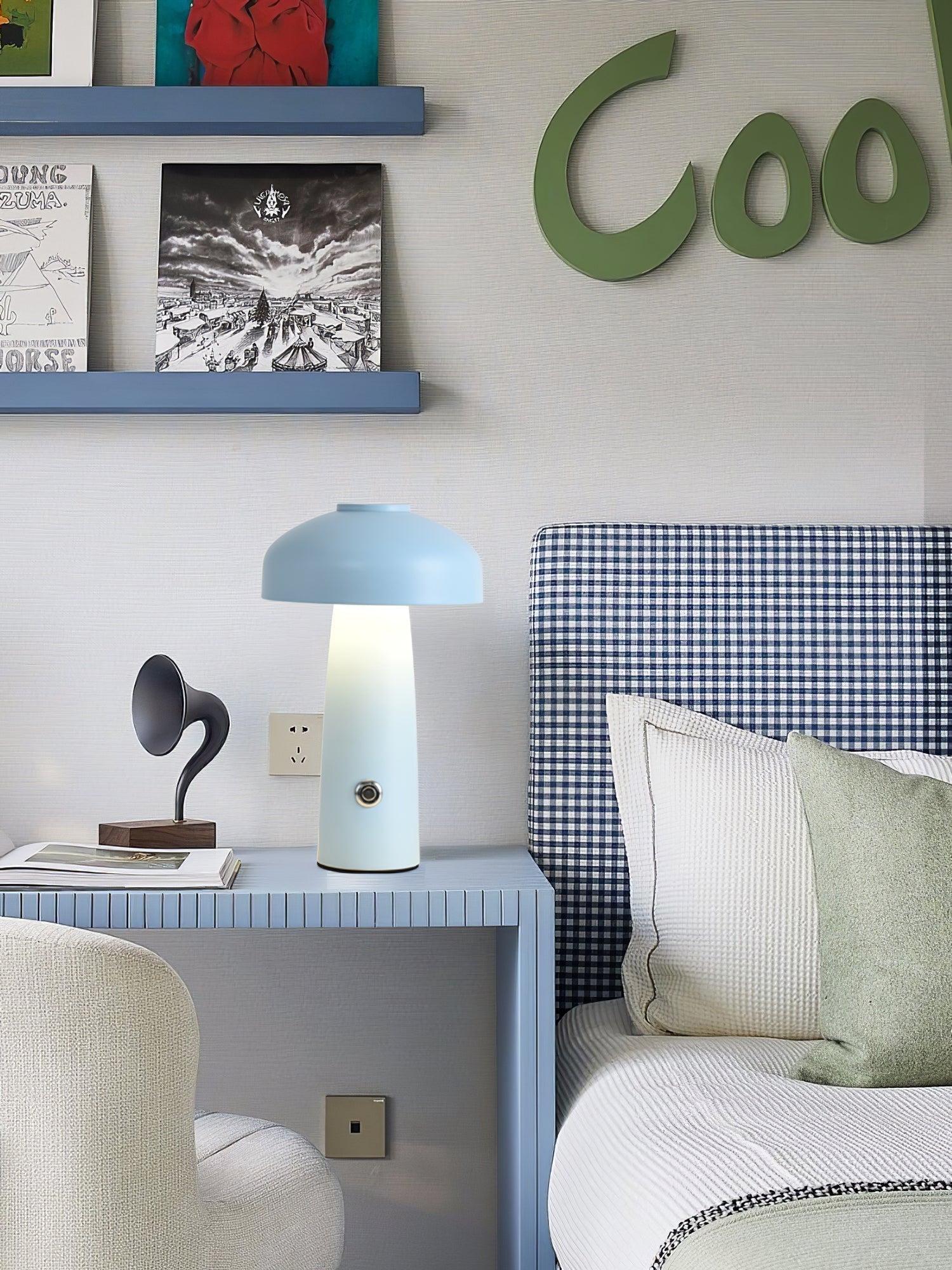 Leon Mushroom Table Lamp (built-in battery) | Esilora