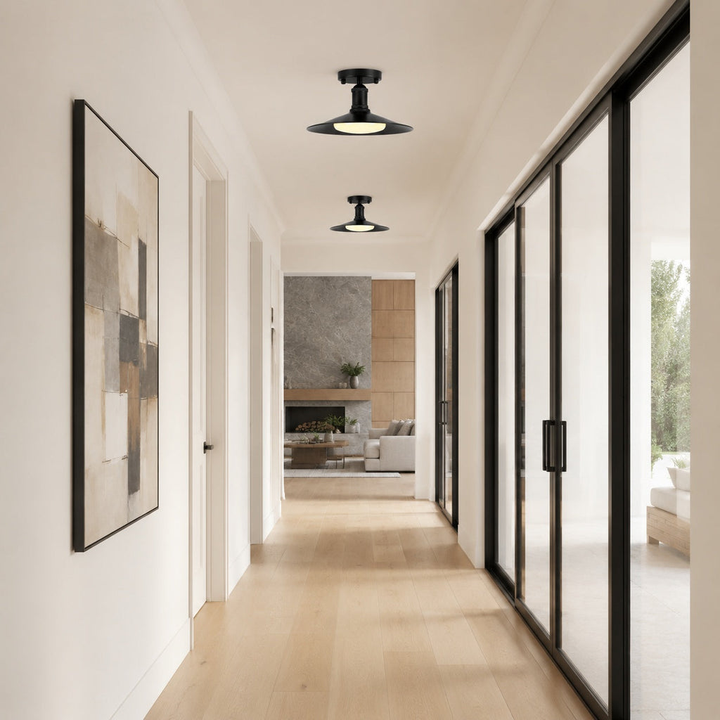 Lampada a sospensione e da soffitto in metallo per esterni Leviaxa | Esilora