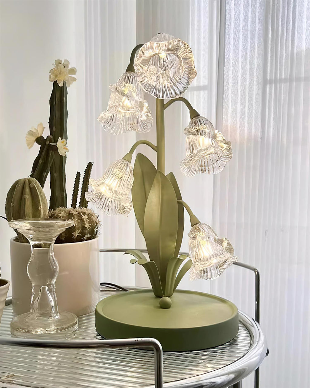 Niya grüne Tischlampe | Esilora