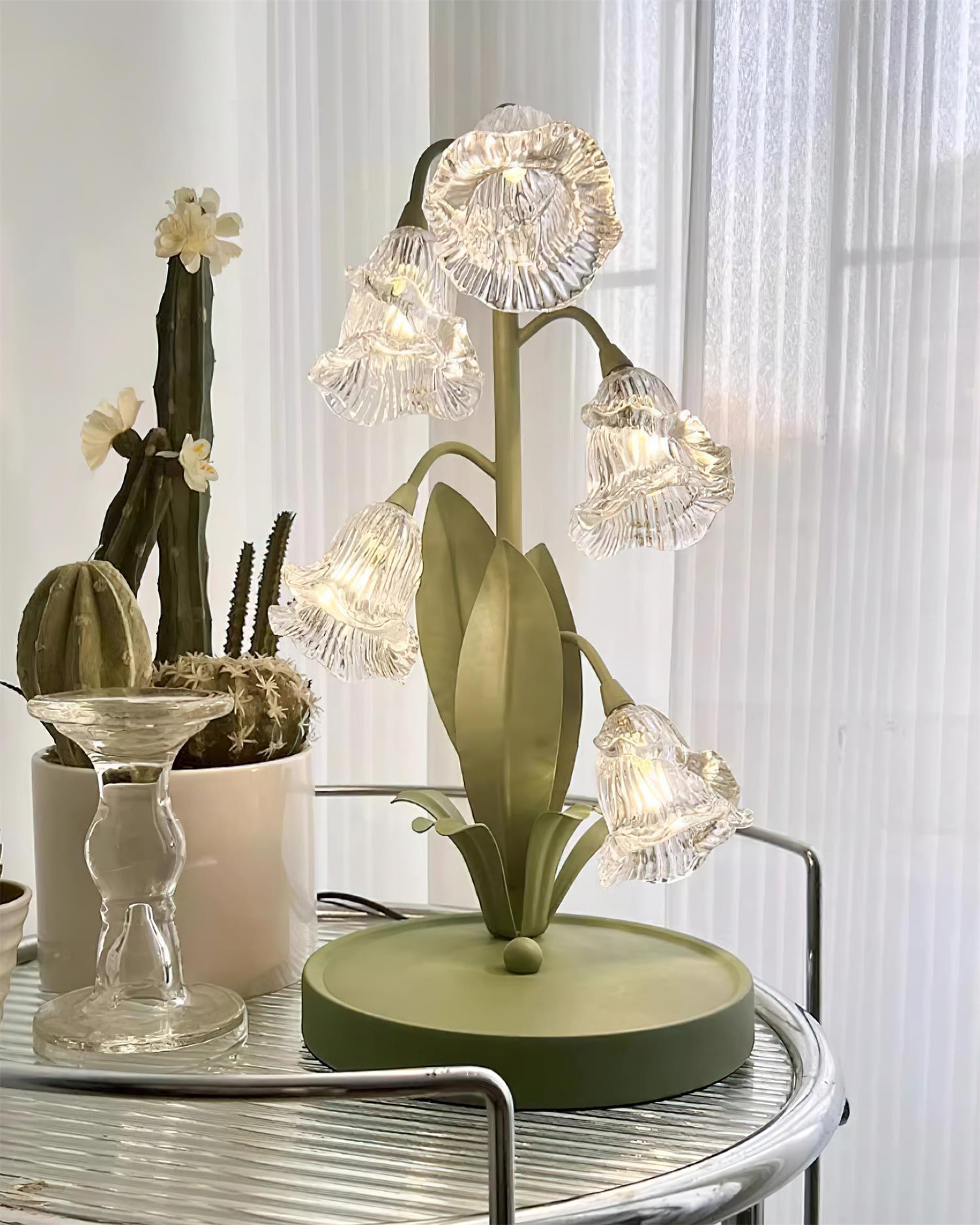 Niya grüne Tischlampe | Esilora