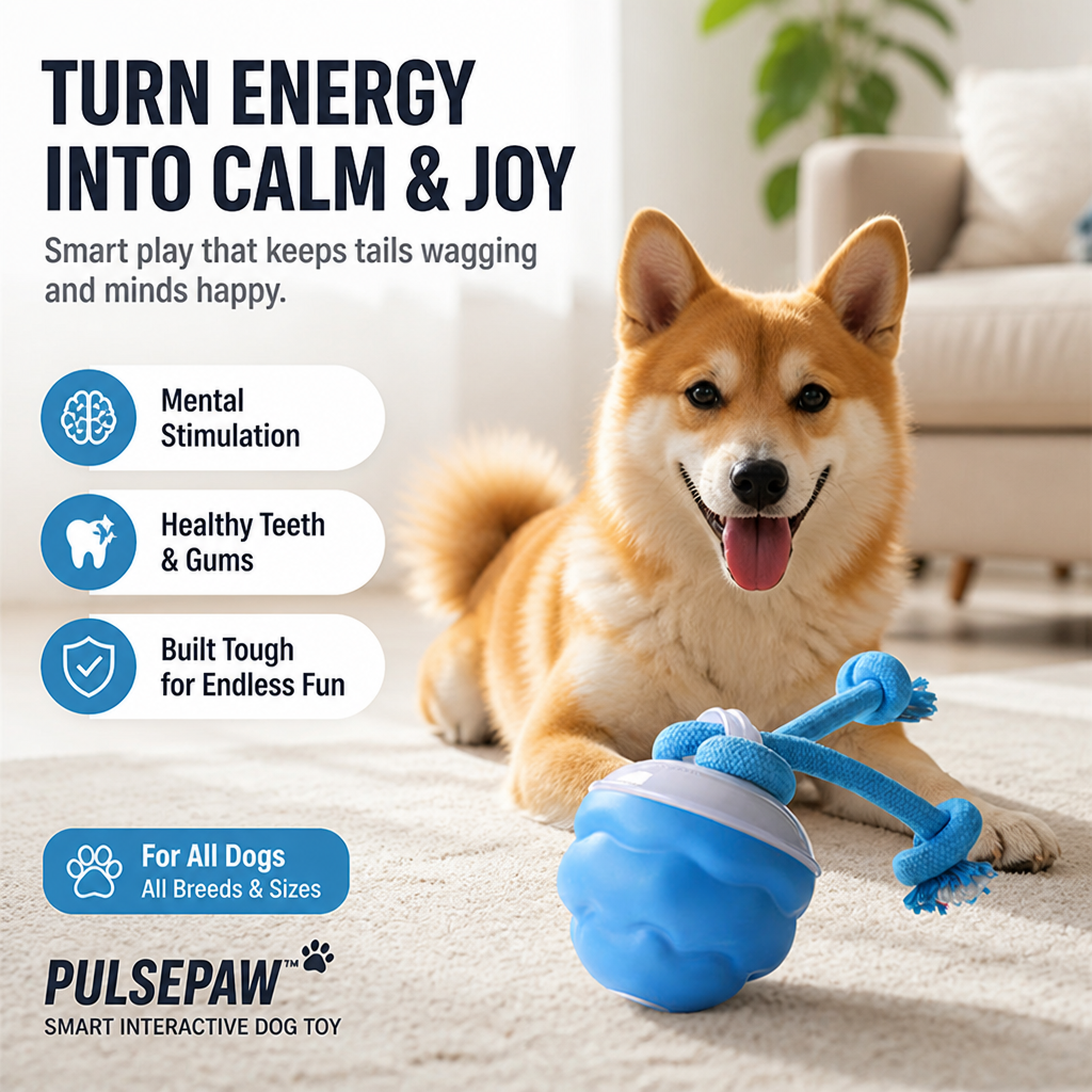 PulsePaw — Transform Your Pet’s Energy into Endless Joy and Calm - Esilora