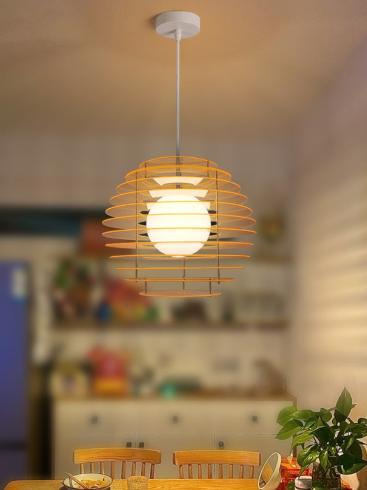 Bauhaus Memphis Acrylic Sunrise Pendant Lamp – AFTTERGLOW S4 | Esilora
