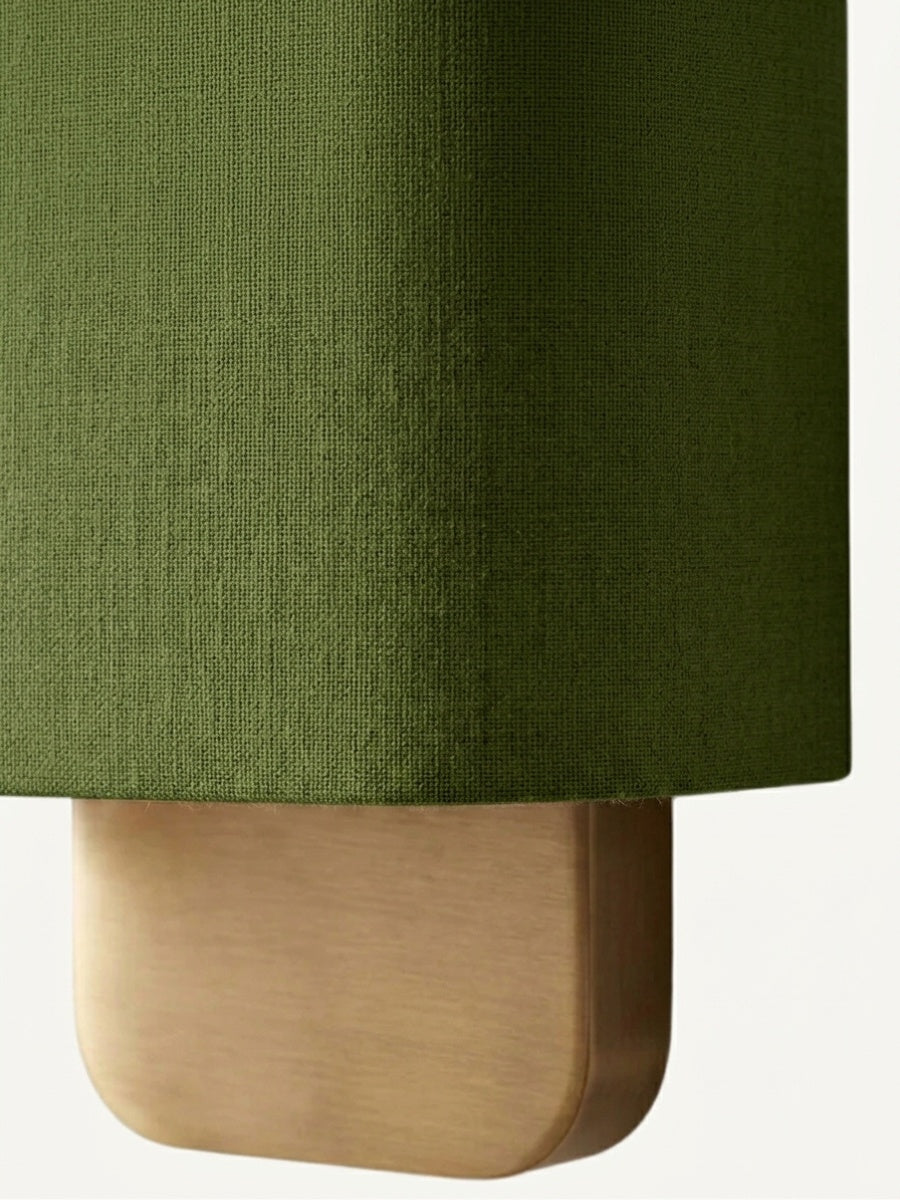 Nolvara Aleena Soft Fabric Luxe Metal Fabric Wall Sconce for Bedroom Reading Light | Esilora