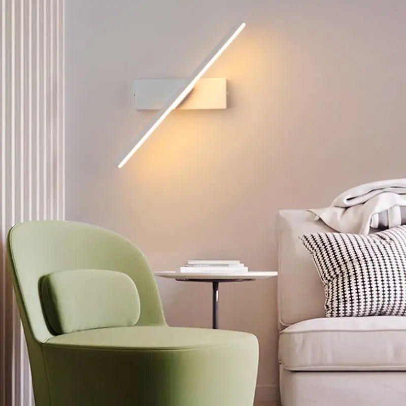 Aria Rotatable Wall Lamp — Modern Design, Black or White