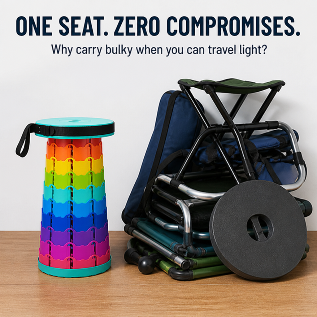 StrideSeat — Comfort solidissimo che si muove con te ovunque tu vada - Esilora
