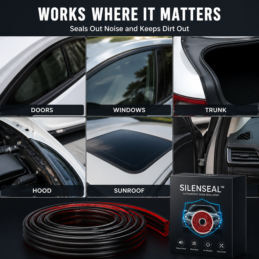 SilenSeal — Transform Your Car Into a Whisper-Quiet, Dust-Free Sanctuary - Esilora