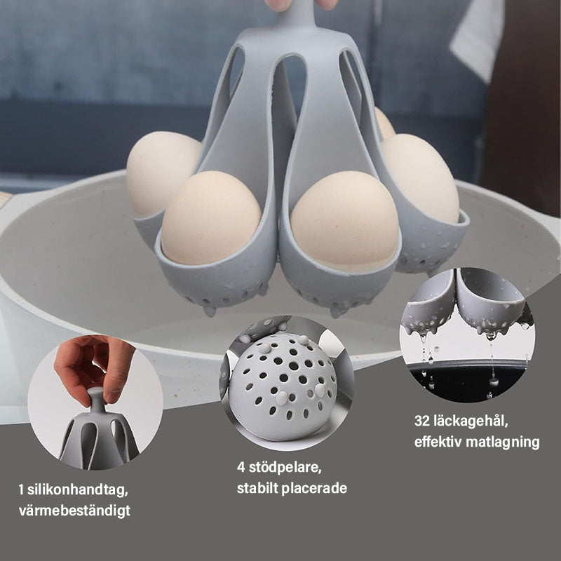 Silicone Egg Cooker for Perfectly Boiled Eggs – Stress-Free Cooking - Esilora