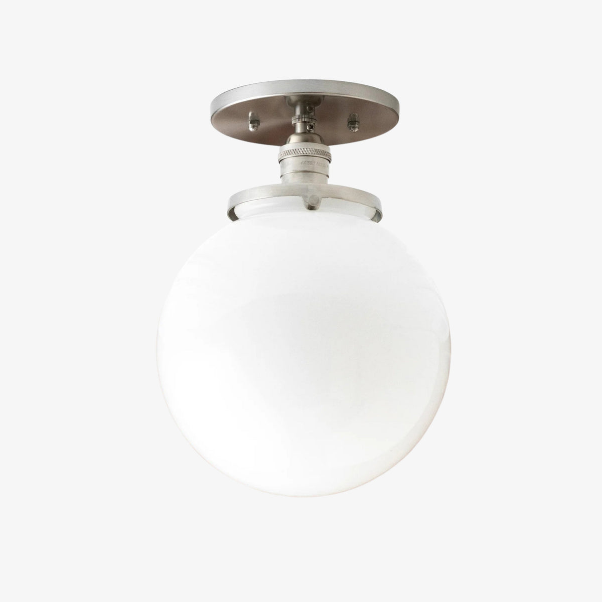 Glorica Opalglas-Halbdeckenleuchte – moderne Mid-Century-Leuchte für das Wohnzimmer | Esilora