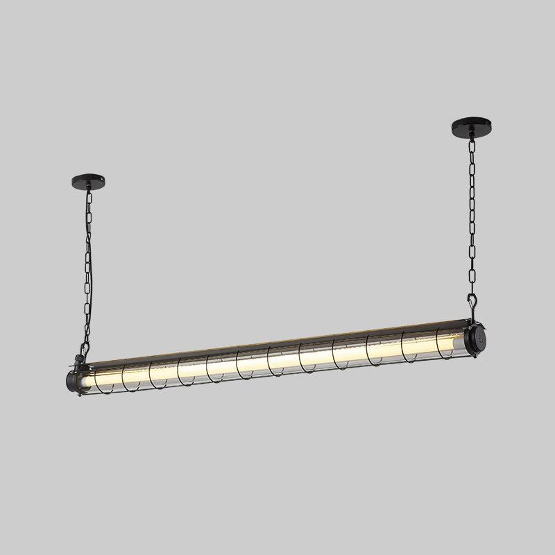 Artisan Glass Linearity Chandelier Iron Metal Glass Polished Silver Finish | Esilora