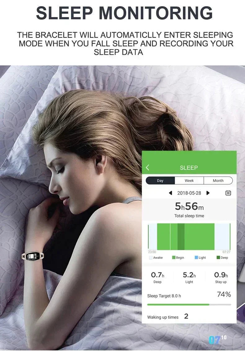 Smart Waterproof Activity Tracker for Health Monitoring and Workouts - Esilora