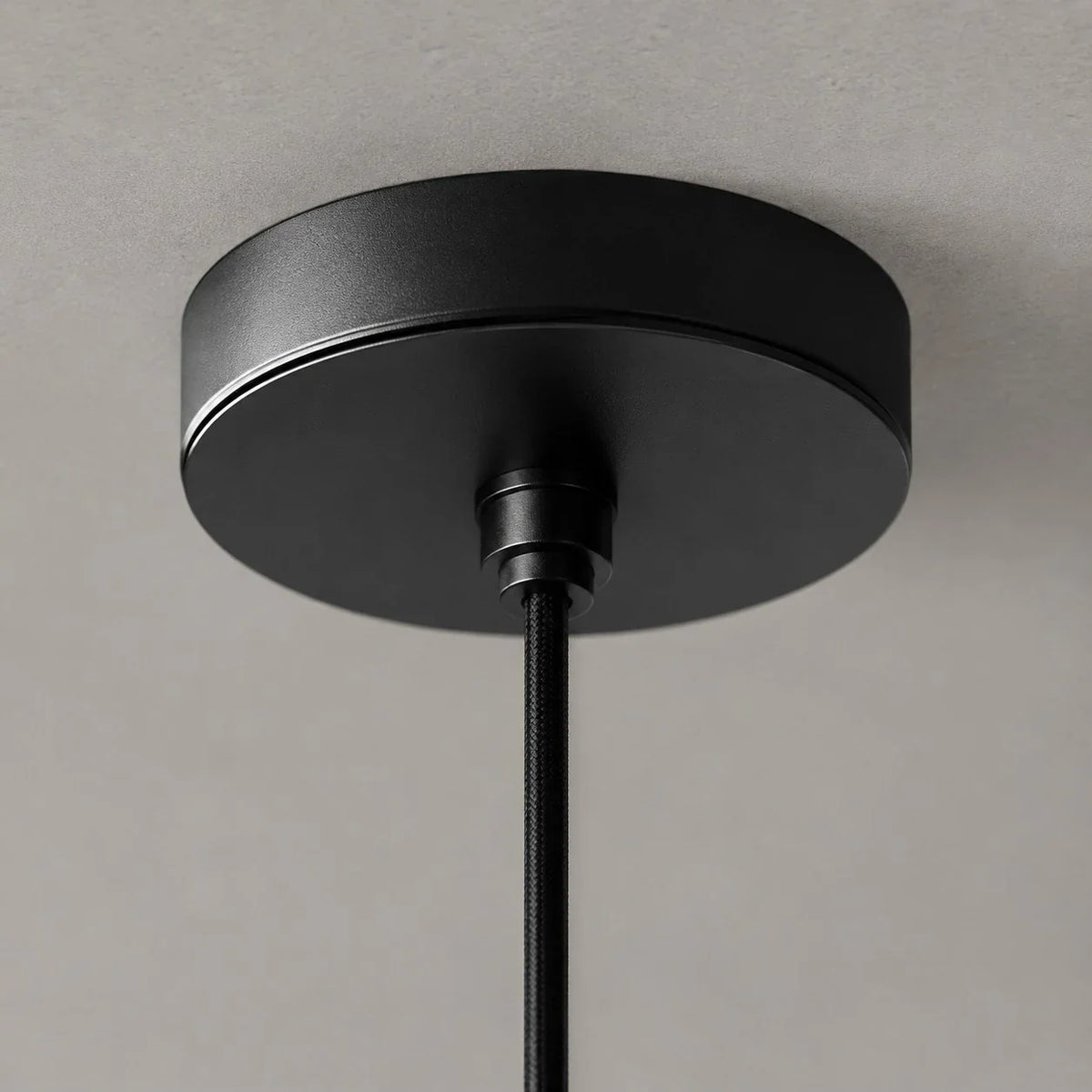 Grey Stone Pendant Light with Paper Diffuser | Esilora