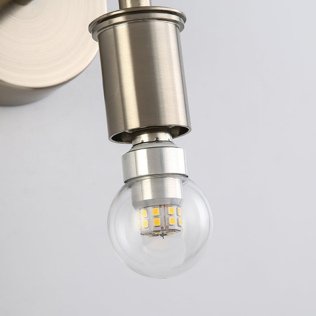 Bravira Modern Glass Wall Lamp – Minimalist Wall Sconce for Bedroom, Hallway & Vanity | Esilora